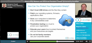 How to Stop Malware and Advanced Persistent Threats II